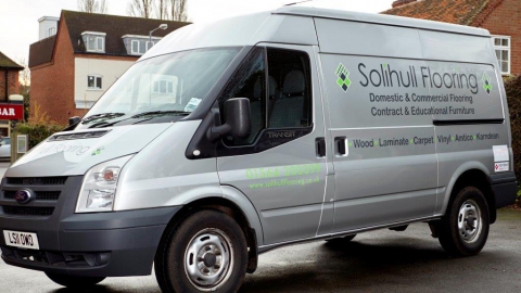 Solihull Flooring Van